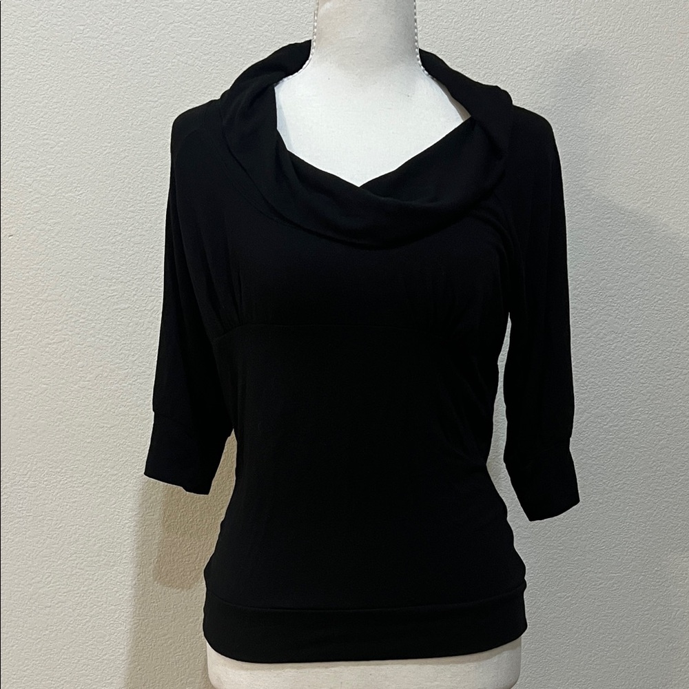 BCBGirls Black Cowl Neck Top